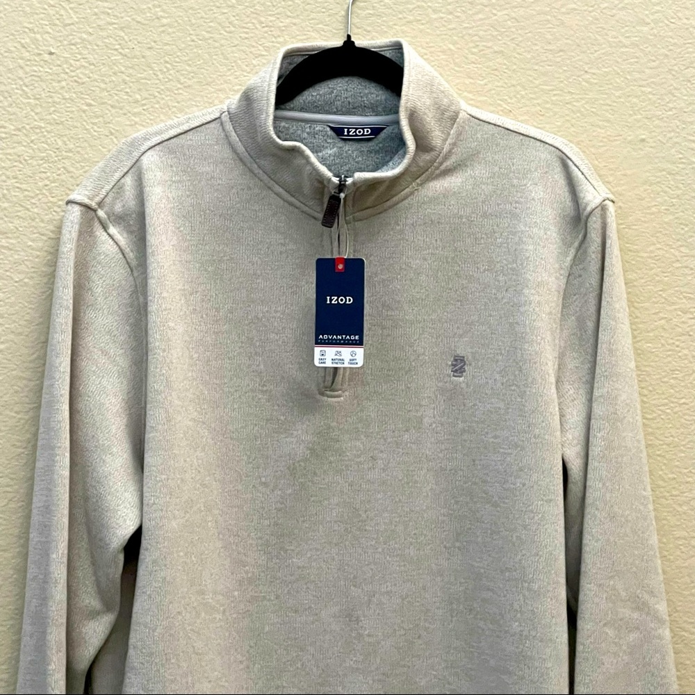 Izod Men’s Sweater Fleece 1/4 Zip Pullover